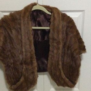 Vintage Mink Capelet